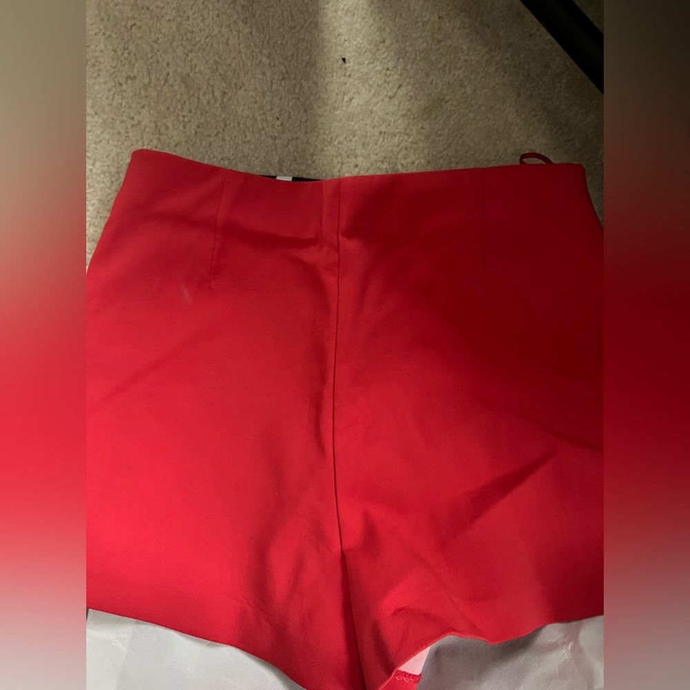 Zara Red Skort